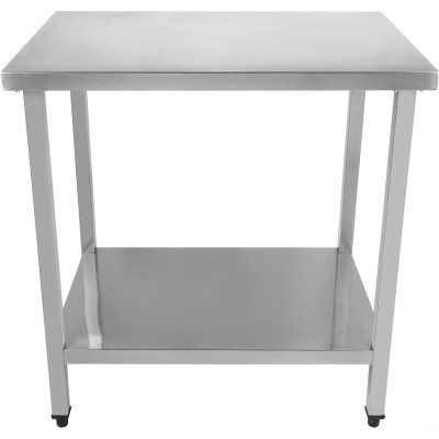Arbejdsbord i rustfrit stål Underhylde 1200x800x900mm | Adexa DWT80120