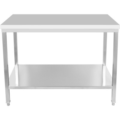 Arbejdsbord i rustfrit stål Underhylde 1500x800x900mm | Adexa DWT80150
