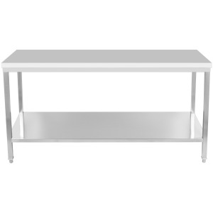 Arbejdsbord i rustfrit stål Underhylde 1800x800x900mm | Adexa DWT80180