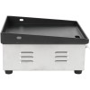 Professionel stegeplade emaljeret kogeplade glat 360x380mm 1,5kW elektrisk | Adexa EG3638