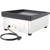 Professionel stegeplade emaljeret kogeplade glat 360x380mm 1,5kW elektrisk | Adexa EG3638