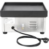 Professionel stegeplade emaljeret kogeplade glat 360x380mm 1,5kW elektrisk | Adexa EG3638