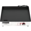 Professionel stegeplade emaljeret kogeplade glat 540x380mm 2,2kW elektrisk | Adexa EG5438