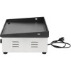 Professionel stegeplade emaljeret kogeplade glat 540x380mm 2,2kW elektrisk | Adexa EG5438