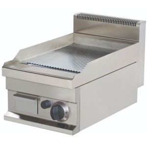 Professionel El-Grillplade Rillet 1 zone 4,1kW Bordmodel | Adexa Hotmax 700 EG711GS