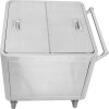 Melvogn til ingredienser i rustfrit stål 600x600x600mm | Adexa FT6060S