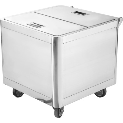 Melvogn til ingredienser i rustfrit stål 600x600x600mm | Adexa FT6060S