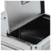 Melvogn til ingredienser i rustfrit stål 600x600x600mm | Adexa FT6060S