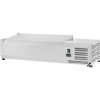 Kantinekøler/Kølerenne 1200mm 4xGN1/3 Dybde 380mm Rustfri låg | Adexa GA512