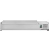 Kantinekøler/Kølerenne 1500mm 6xGN1/3 Dybde 380mm Rustfri låg | Adexa GA515