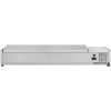 Kantinekøler/Kølerenne 1600mm 7xGN1/3 Dybde 380mm Rustfri låg | Adexa GA516