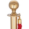 Afspærringsstolpe til reb 320x1000mm Guld | Adexa GBP02B