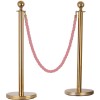 Afspærringsstolpe til reb 320x1000mm Guld | Adexa GBP02B