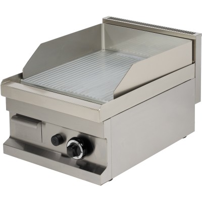 Professionel grillplade Gas 1 zone 4,8kW Bænktopmodel | Adexa Hotmax 600 GG604G