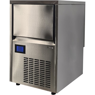 Professionel ismaskine 50kg/24h 15kg binge Klar is Individuelle terninger Rustfrit stål Digital kontrol | Adexa GI50SSD