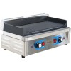 Professionel Friture Elektrisk 1 zone 2,3kW Ribbet støbejernstop | Adexa GP5530EW