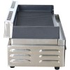 Professionel Friture Elektrisk 1 zone 2,3kW Ribbet støbejernstop | Adexa GP5530EW