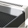 Professionel Friture Elektrisk 1 zone 2,3kW Ribbet støbejernstop | Adexa GP5530EW