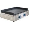 Professionel stegeplade Elektrisk 2 zoner 4,6kW Glat støbejernstop | Adexa GP7050GW