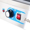Professionel stegeplade Elektrisk 2 zoner 4,6kW Glat støbejernstop | Adexa GP7050GW