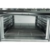 Professionel gaskomfur med 6 brændere 36 kW på GN2/1 Gasovn 8 kW | Adexa Hotmax 700 GR763