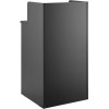 Affaldsstation med affaldshul og bakkehylde sort 625x605x1210mm | Adexa GSLJ0003