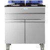 Kommerciel frituregryde dobbelt elektrisk 32 liter 10kW Fritstående | Adexa HEF162C