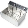 Professionel friture 12 liter 2,5+2,5kW Bænktopmodel | Adexa HEF83A