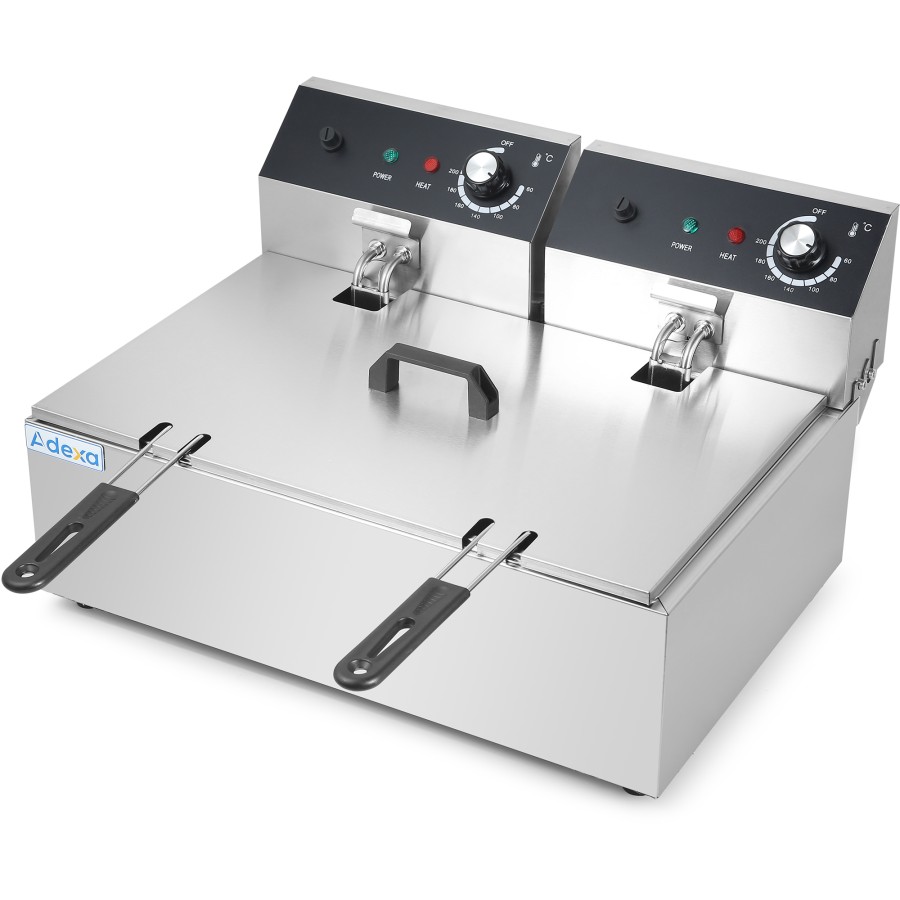 Professionel friture 12 liter 2,5+2,5kW Bænktopmodel | Adexa HEF83A