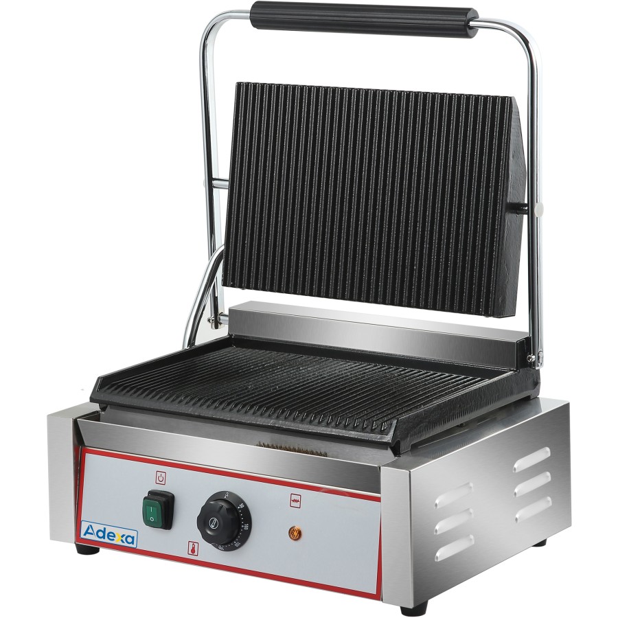Professionel Kontaktgrill Stor Rillet 2,2 kW | Adexa HEG811E