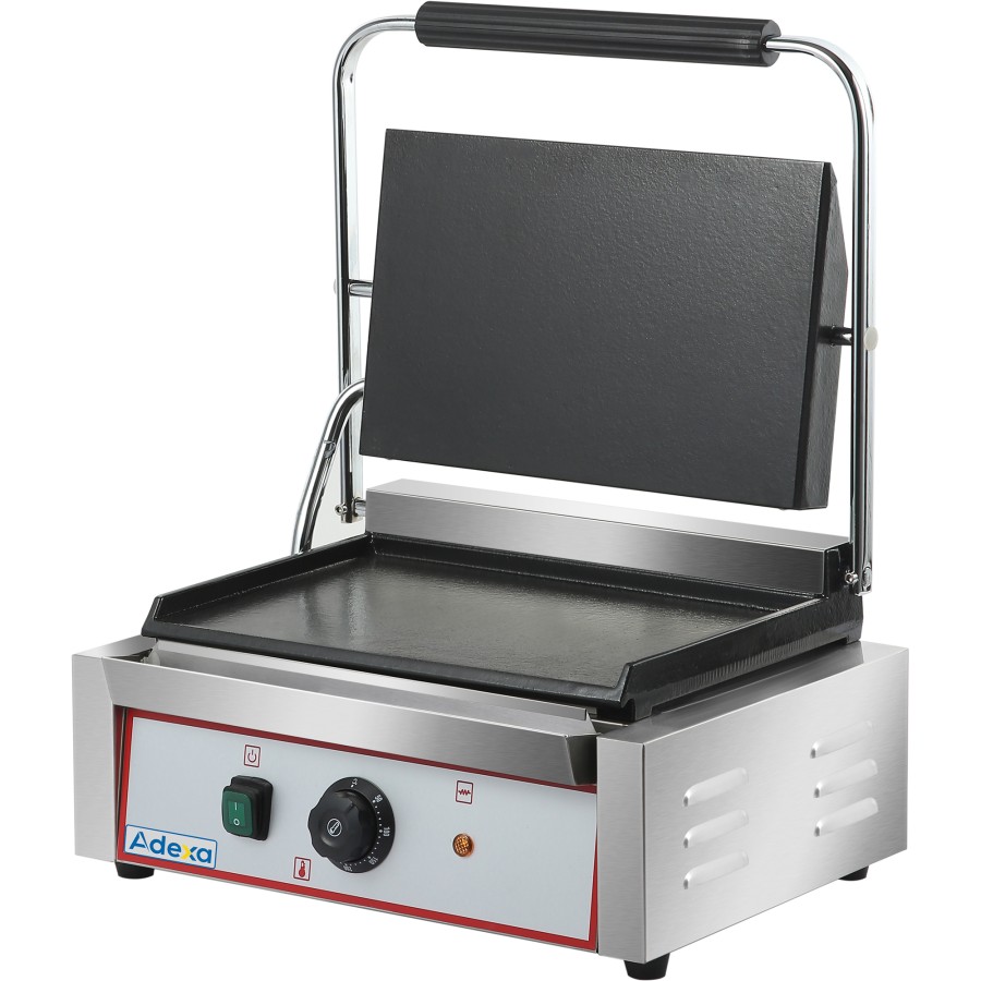 Professionel kontaktgrill stor glat 2,2kW | Adexa HEG811EB