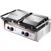 Professionel kontaktgrill Dobbelt ribbet/glat 3,6kW | Adexa HEG813A