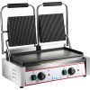 Professionel kontaktgrill Dobbelt ribbet/glat 3,6kW | Adexa HEG813A