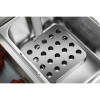 Professionel stegeplade og Friture 760x630x460mm 2,8+3kW Elektrisk | Adexa HEG908