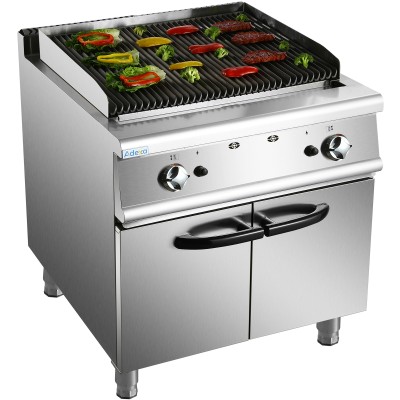 Professionel lavastengrill på underskab Gas 18kW | Adexa HGL907
