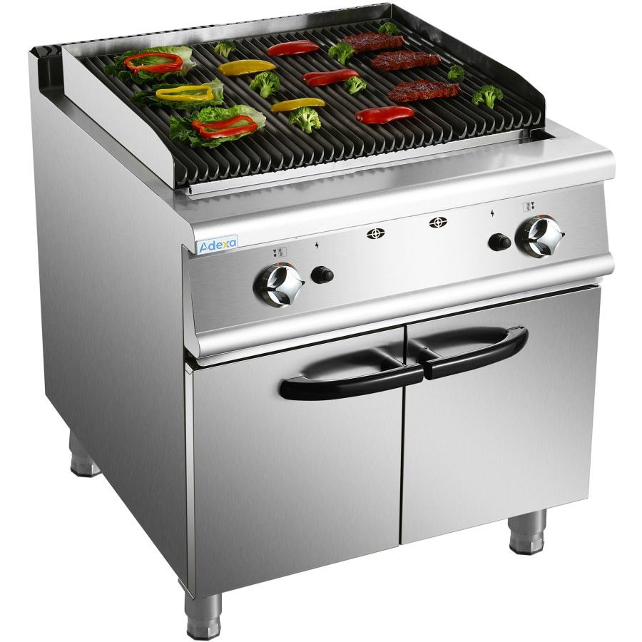 Professionel lavastengrill på underskab Gas 18kW | Adexa HGL907