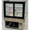 Konditormonter Bagtilgængelige døre Lige front 2 hylder 900x700x1200mm Rustfrit stål & Sort | Adexa HL900B2