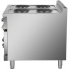 Professionelt elektrisk komfur med 4 plader og elektrisk ovn 10,4kW+4,8kW | Adexa HRQ912A