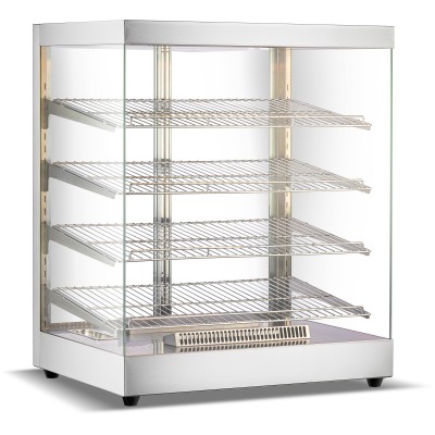 4 Tier Heated Display Case 318 litres Countertop | Adexa HW318