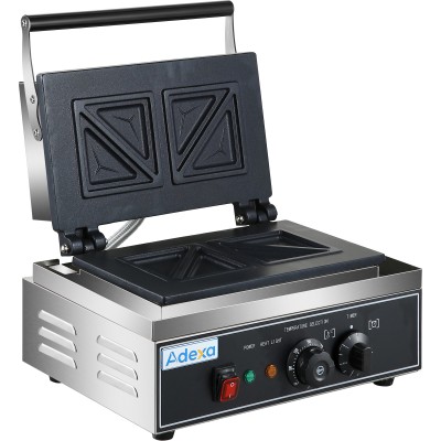 Kommerciel sandwichgrill 1,55 kW | Adexa HX113