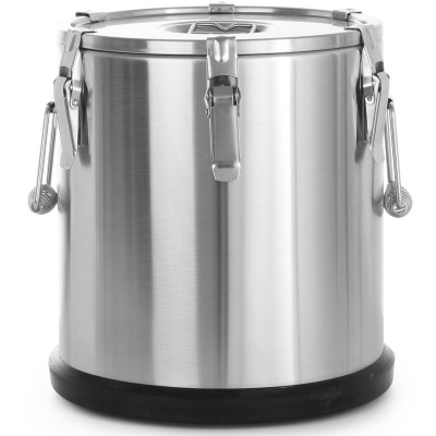 Bærbar isoleret madbeholder med gummifod 20 liter ø300x310mm | Adexa IC13031