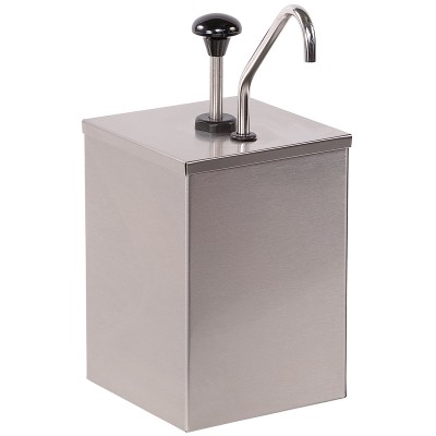 Sennep/ketchup-dispenser 1 pumpe Rustfrit stål | Adexa JZS001