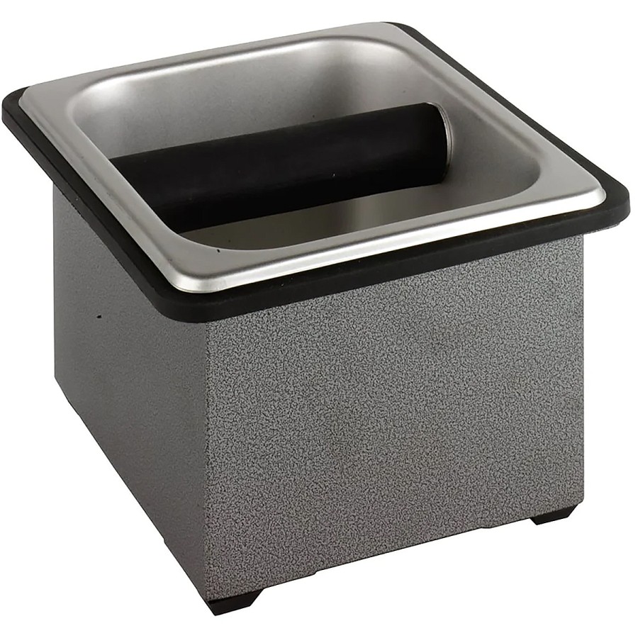 Knockbox med kabinet GN1/6 rustfrit stål | Adexa KB14FS