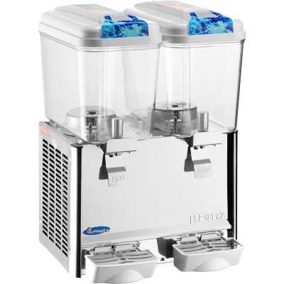 Drikke dispenser til kolde drikke 2x18 liter | Adexa LSJ18LX2