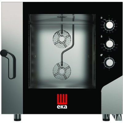 Kombiovn med direkte dampfunktion 6xGN1/1 & 600x400mm mekanisk styring | Tecnoeka MKF616S