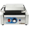 Professionel klemmegrill, enkelt, riflet/glat, 1,8 kW | Adexa MLP811KA