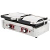 Professionel panini-kontaktgrill dobbeltribbet/glat | Adexa MLP813A