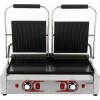 Professionel panini-kontaktgrill dobbeltribbet/glat | Adexa MLP813A