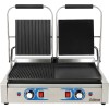 Professionel Klemmegrill Dobbelt Riflet/Glat Top & Bund 3,6 kW | Adexa MLP813B
