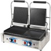 Professionel Klemmegrill Dobbelt Riflet/Glat Top & Bund 3,6 kW | Adexa MLP813B